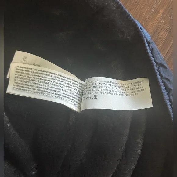 abercrombie kids Boy's Blue & Black Jacket Size 7/8 - Picture 10 of 10